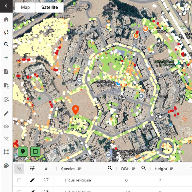 Tree Inventories Navigate to the Tree Inventory page